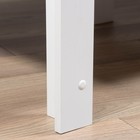 Диван прямой двухместный «Айдаха», ППУ, велюр, цвет графит/белый - Фото 3