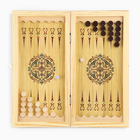 Нарды деревянные большие, настольная игра "Лев", 40 х 40 см, с шашками - Фото 3