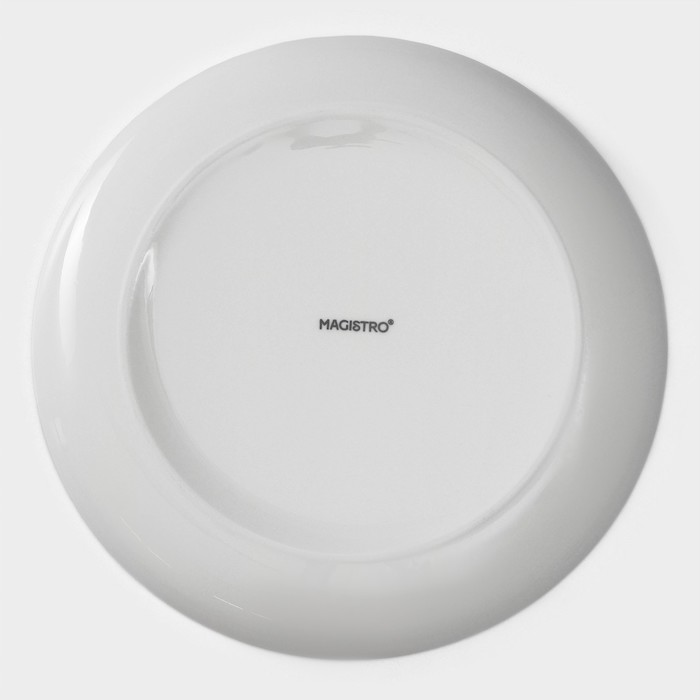 УЦЕНКА Набор обеденных тарелок Magistro «Mien», d=21 см, 6 шт. - фото 117477592