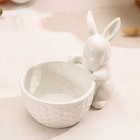 УЦЕНКА Конфетница «Зайка», 18,5×13,3×16,5 см - Фото 3