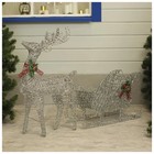 УЦЕНКА Фигура «Олень без саней», 70×26×48 см, 80 LED, 220 В, свечение тёплое белое 10518851