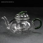 Чайник заварочный со стеклянным ситом "Грин" 750 мл, 21х15х11,5 см - Фото 1