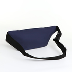 Поясная сумка на молнии, 2 наружных кармана, цвет синий - фото 11292830