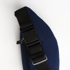 Сумка поясная на молнии, наружный карман, цвет синий - Фото 4
