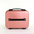 Бьюти-кейс 12", отдел на молнии, цвет розовый - фото 24430870