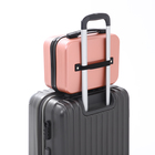 Бьюти-кейс 12", отдел на молнии, цвет розовый - фото 24430872