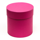 Набор коробок 5 в 1 шляпные, фуксия, 25х25, 23х23, 22х22, 19х19, 15х15 см - фото 24038822