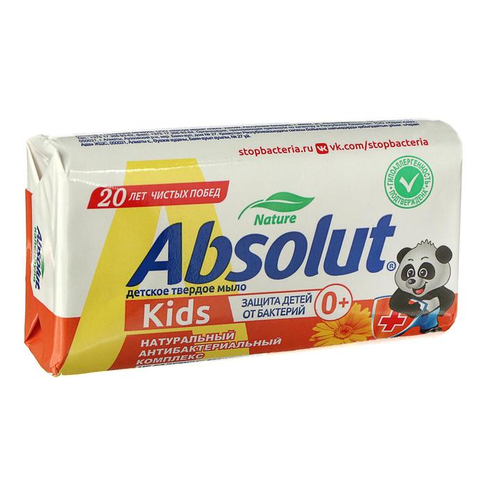 Мыло детское Absolut Kids «Календула», антибактериальное, 90 г - Фото 1