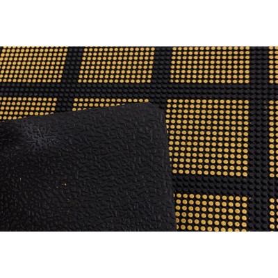 Коврик Joy Home, резиновый, шипованный «Шоколад» 45х75 см