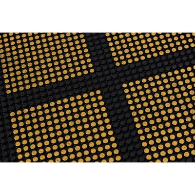 Коврик Joy Home, резиновый, шипованный «Шоколад» 45х75 см