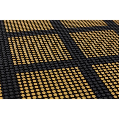 Коврик Joy Home, резиновый, шипованный «Шоколад» 45х75 см