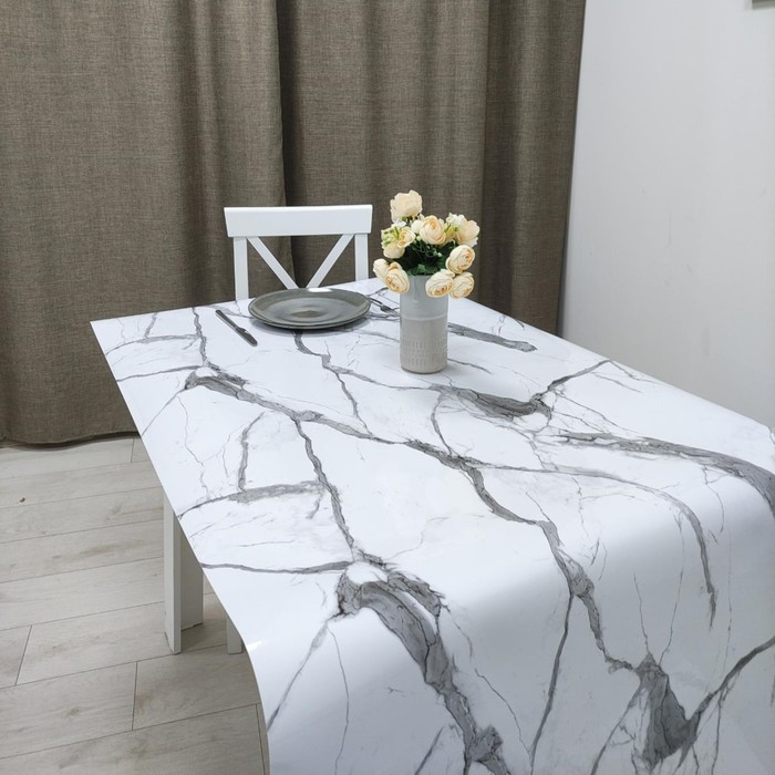 Покрытие для стола Table Mat Мрамор Joy Home, «Палиссандро» 100 см, 10 м - Фото 1