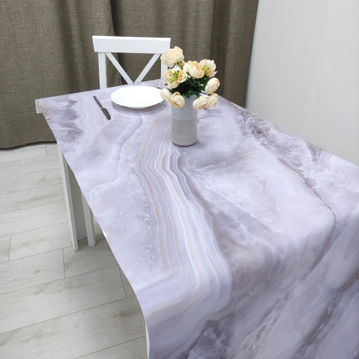 Покрытие для стола Table Mat Мрамор Joy Home, «Риолит» 100 см, 10 м - Фото 1