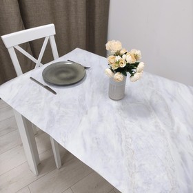 Покрытие для стола Table Mat Мрамор Joy Home, «Белый нефрит» 100 см, 10 м