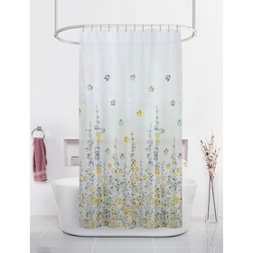 Штора для ванны Joy Home «Цвета лета», 180х180 см