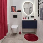 Мягкий коврик Magma. Moroshka, для ванной комнаты 70х70 см, цвет красный - Фото 2