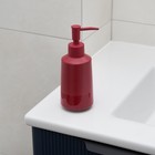 Дозатор для жидкого мыла Magma. Moroshka, 7х7х17,8 см, цвет красный - фото 300914596
