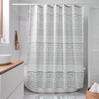 Штора для ванной комнаты Nomads. Moroshka, 180х180 см, цвет белый/серый - фото 300914713