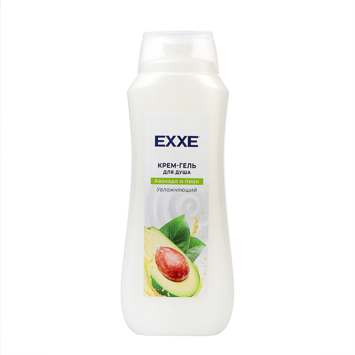 Крем-гель для душа EXXE увлажняющий, авокадо и пион, 400 мл - Фото 1
