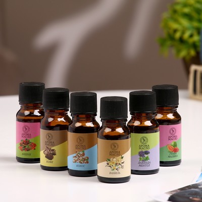 Эфирное масло, набор (6 в 1), по 10 мл "Богатство Аромата" №1