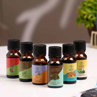 Эфирное масло, набор (6 в 1), по 10 мл "Богатство Аромата" №3