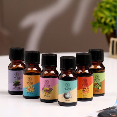 Эфирное масло, набор (6 в 1), по 10 мл "Богатство Аромата" №5