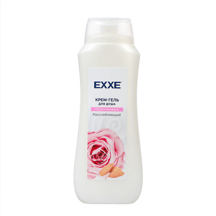 Крем-гель для душа EXXE расслабляющий, роза и миндаль, 400 мл - Фото 1