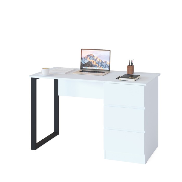 Стол письменный «СПм-205», 1200×600×740 мм, цвет белый