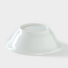 Салатник фарфоровый «Белый шиповник», 360 мл - Фото 3
