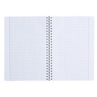 Тетрадь A5, 80 листов в клетку на гребне Calligrata "Мрамор на белом", обложка 7БЦ, блок офсет 9944247 - фото 16349081