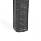 Кофейный столик «Ротанг», 44×44×41 см, пластиковый, цвет антрацит - Фото 3