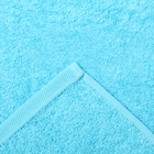 Полотенце махровое Pied-de-poule 70х130см, цвет голубой, 460г/м, хлопок - Фото 2