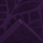 Полотенце махровое Orecchio 50Х80см, цвет фиолетовый, 460г/м, хлопок - Фото 3