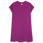 Платье футболка женское, размер 48, цвет ягодный - Фото 4