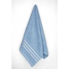 Полотенце махровое, размер 40x70 см, цвет голубой - Фото 3