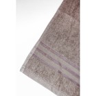 Полотенце махровое, размер 40x70 см, цвет коричневый - Фото 2