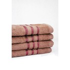 Полотенце махровое, размер 40x70 см, цвет пепельно-розовый - фото 301084809