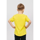 Футболка для мальчика, рост 104 см, цвет жёлтый - Фото 2