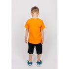 Футболка для мальчика, рост 104 см, цвет оранжевый - Фото 2