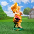 Садовая фигура "Гном корзинка с грибами в правой руке" 17х20х40см - Фото 6