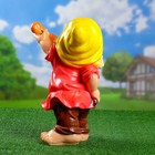 Садовая фигура "Гном со скрипкой" 47х27х26см - Фото 7