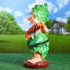 Садовая фигура "Гном с гармошкой" 20х25х46см - Фото 2