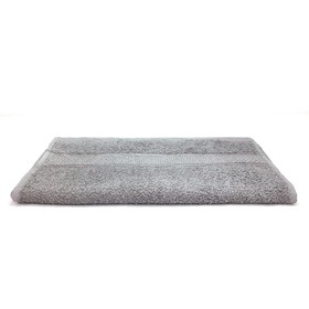 Полотенце махровое, размер 30x60 см, цвет серый