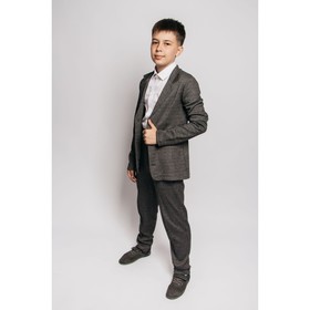 Пиджак детский, рост 164 см, цвет серый