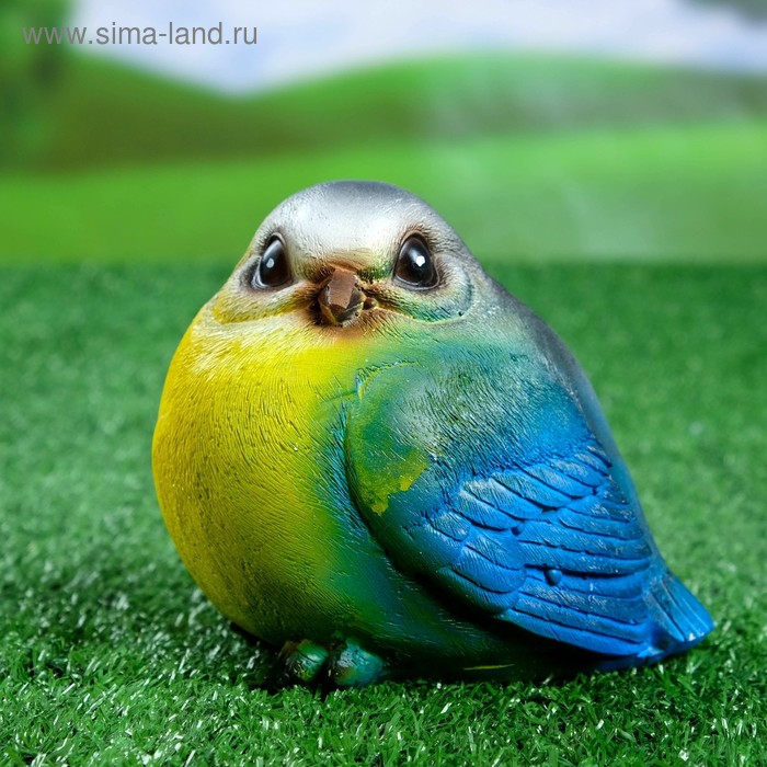 Садовая фигура "Синичка" 14х11,5х11см - Фото 1