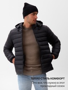 Куртка мужская на молнии Collorista, размер 52, чёрная - Фото 5