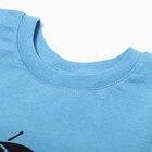 Футболка для мальчика "Truck monster", цвет голубой, рост 104-110 - фото 24093430