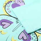 Футболка для девочки "Бабочка", цвет мятный, рост 122-128 - фото 24093459