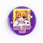 Значок металлический закатной «Милые анимешки», d=2.5 см, МИКС - Фото 5