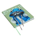 Дневник школьный для 1-11 классов, "ЕНОТ", твёрдая обложка с поролоном, искусственная кожа, шнуровка, ляссе, универсальная шпаргалка, 48 листов, блок 80г/м2 - фото 24191640